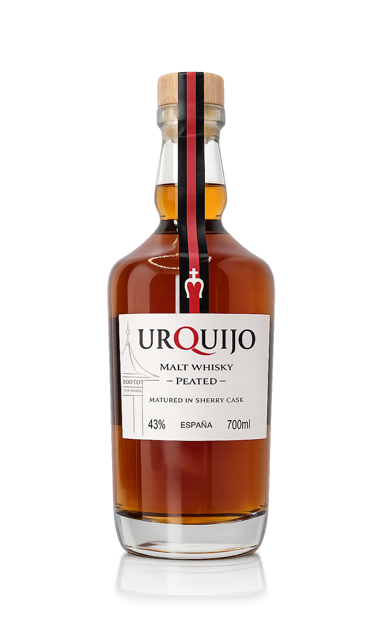 Botella Whisky Urquio Peated